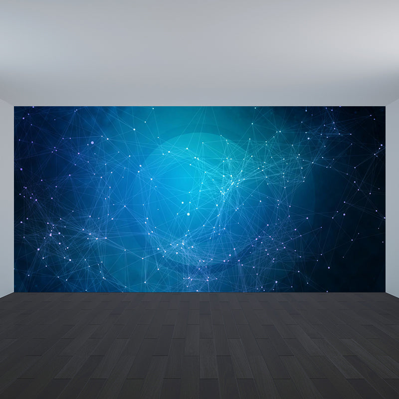 Magical Structure Diagram Wall Mural Contemporary Non-Woven Material Wall Covering