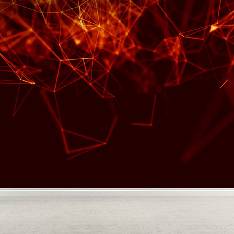 Abstract Mural Decal Modern Decorative Living Room Wall Covering, Custom Printed