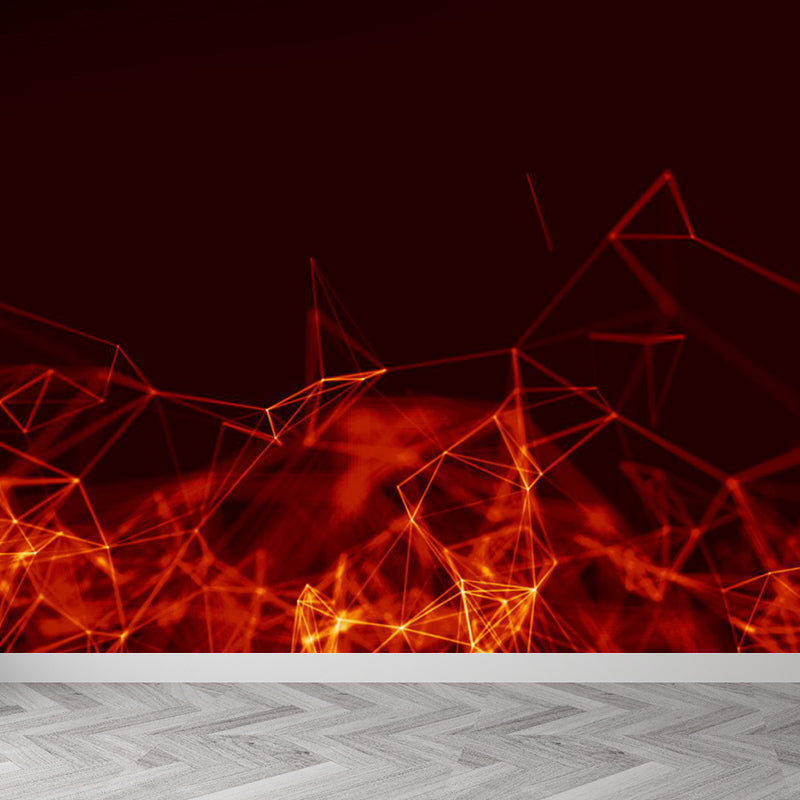 Abstract Mural Decal Modern Decorative Living Room Wall Covering, Custom Printed