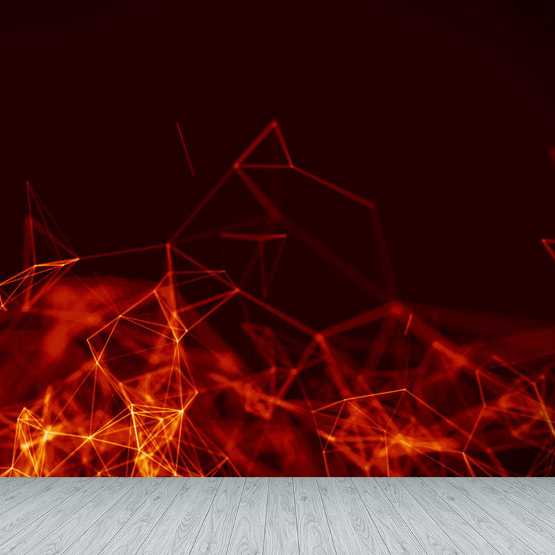 Abstract Mural Decal Modern Decorative Living Room Wall Covering, Custom Printed