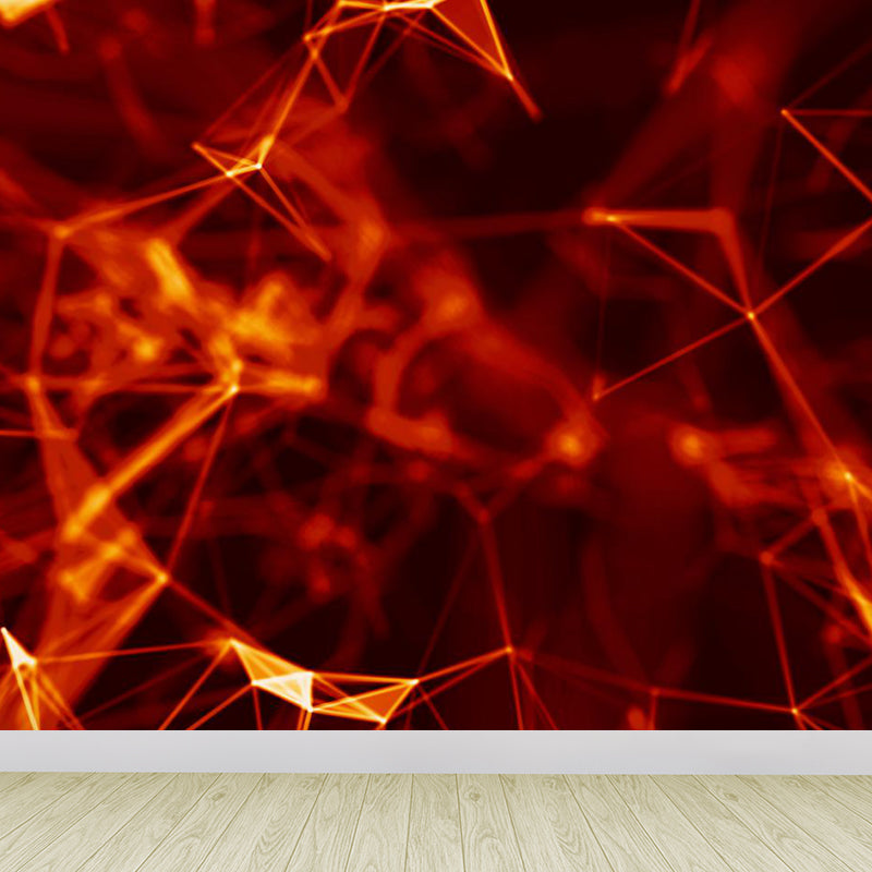 Abstract Mural Decal Modern Decorative Living Room Wall Covering, Custom Printed