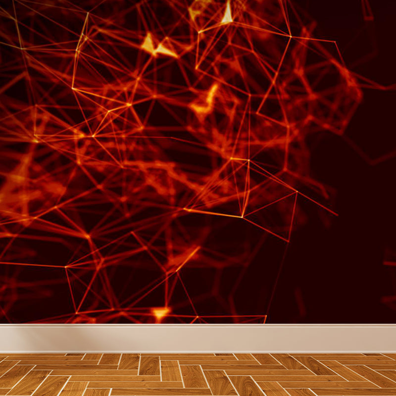 Abstract Mural Decal Modern Decorative Living Room Wall Covering, Custom Printed