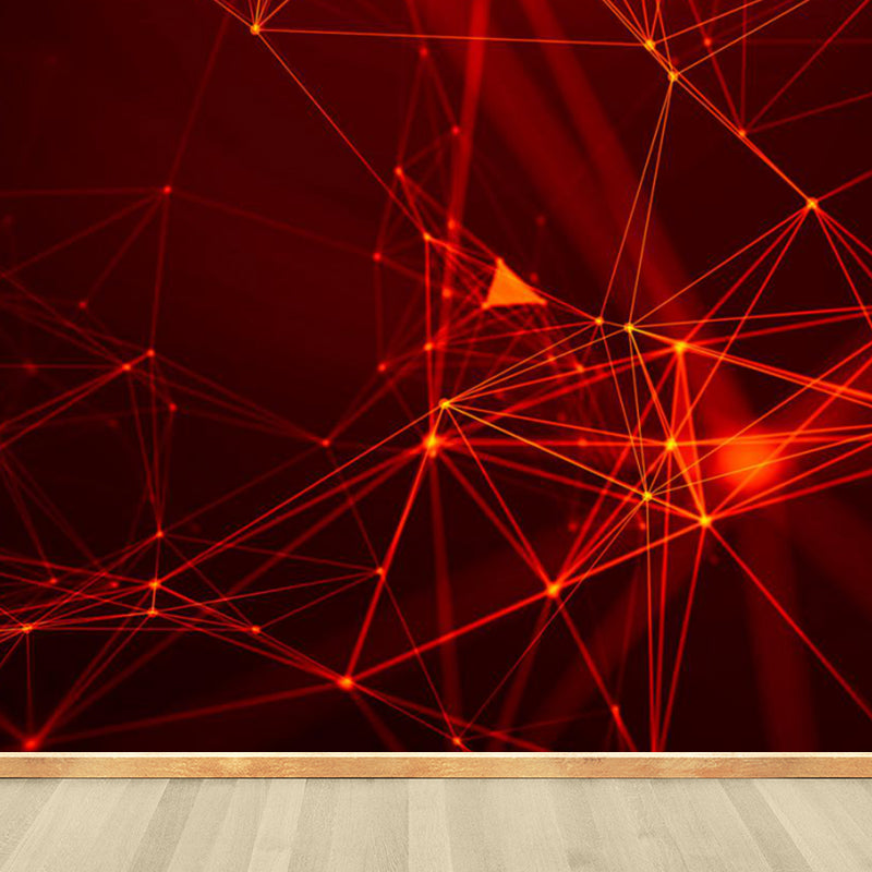 Abstract Mural Decal Modern Decorative Living Room Wall Covering, Custom Printed