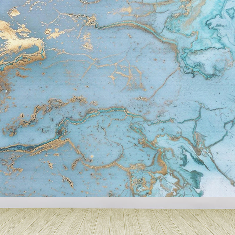 Illustration Style Abstract Mural Giant Wall Covering for Dining Room, Custom Printed