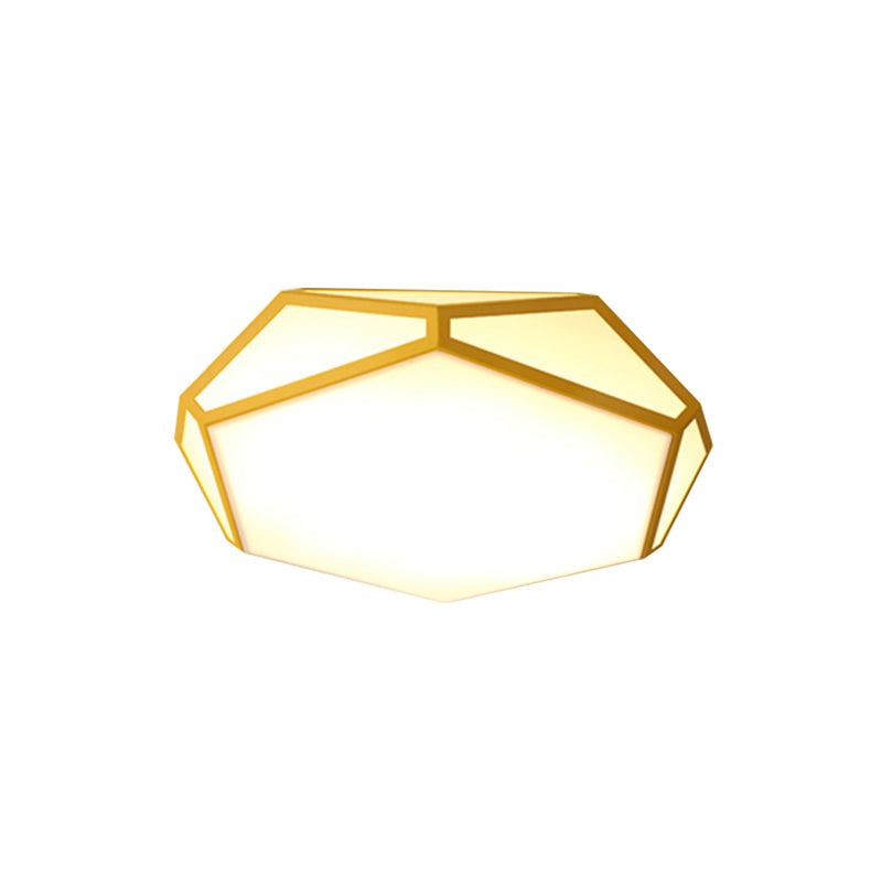 Plafonnier hexagonal nordique acrylique Candy coloré LED couloir plafonnier