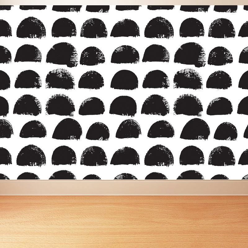 Full Size Botanical Mural Wallpaper Moisture Resistant Modern Bedroom Wall Covering