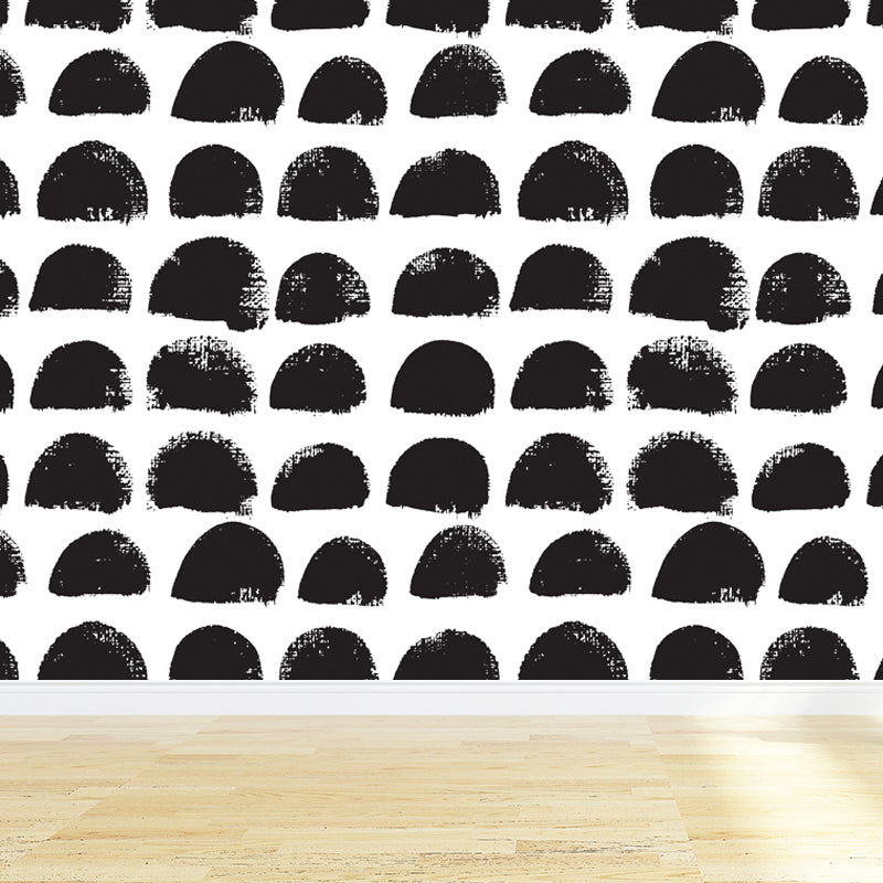 Full Size Botanical Mural Wallpaper Moisture Resistant Modern Bedroom Wall Covering