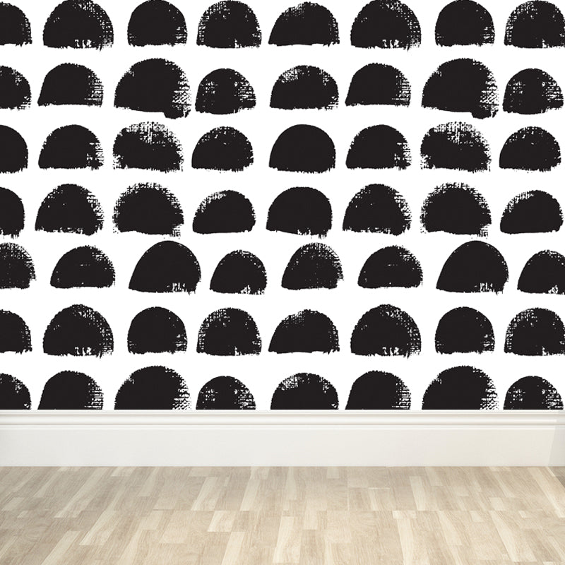 Full Size Botanical Mural Wallpaper Moisture Resistant Modern Bedroom Wall Covering