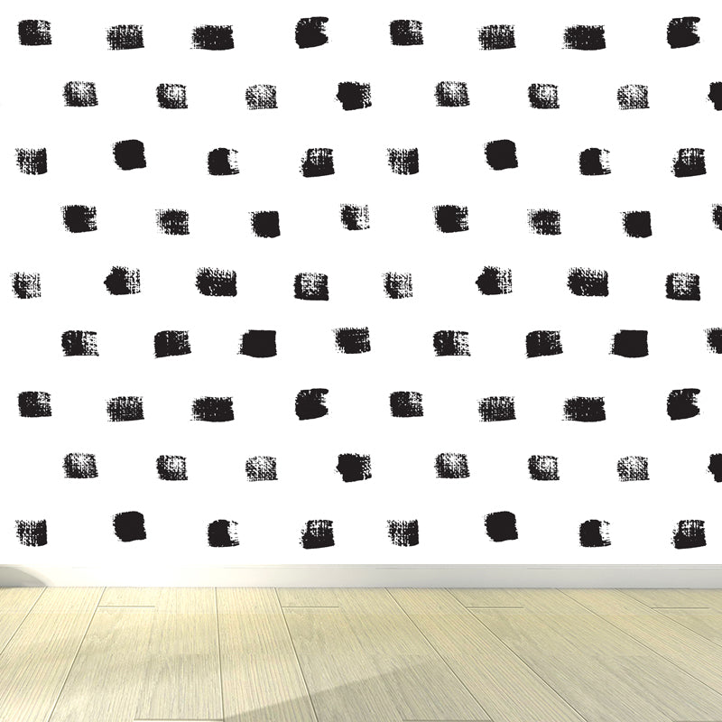 Full Size Botanical Mural Wallpaper Moisture Resistant Modern Bedroom Wall Covering