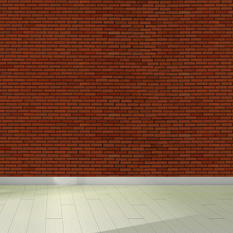 Steampunk Brick Look Wallpaper Muurschildering voor Restaurant Custom Wall Decor in donkere kleur