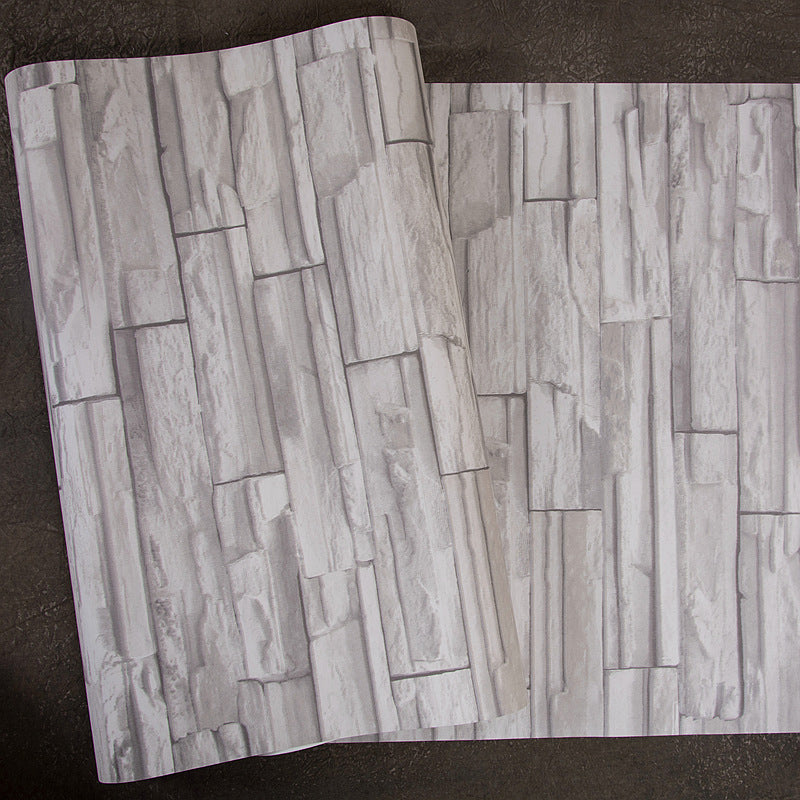 33' by 20.5" Nostalgic Rustic Brick  Non-Pasted Wallpaper of Industrial Style