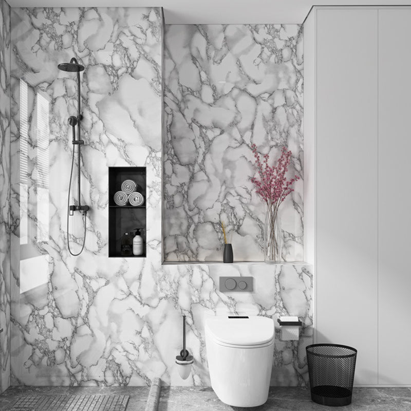 Contemporary Minimalist Wall Decor Marble and Tile of Harlequin Design Removable Wallpaper, 32.3 sq ft.