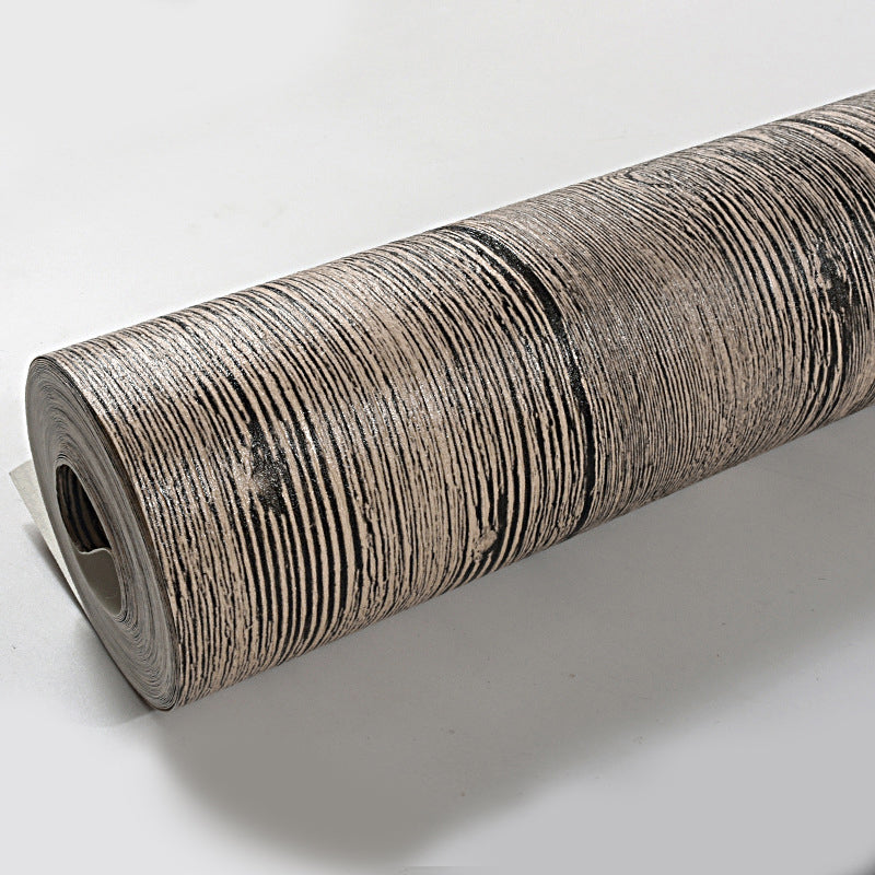 31'L x 20.5"W Vintage Faux Wood Non-Pasted Wallpaper in Distressed Color