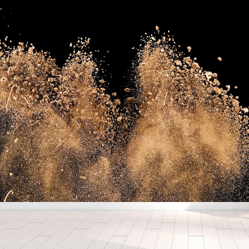 Colorful Powder Explosion Mural Wallpaper Stain Resistant Modern Living Room Wall Art