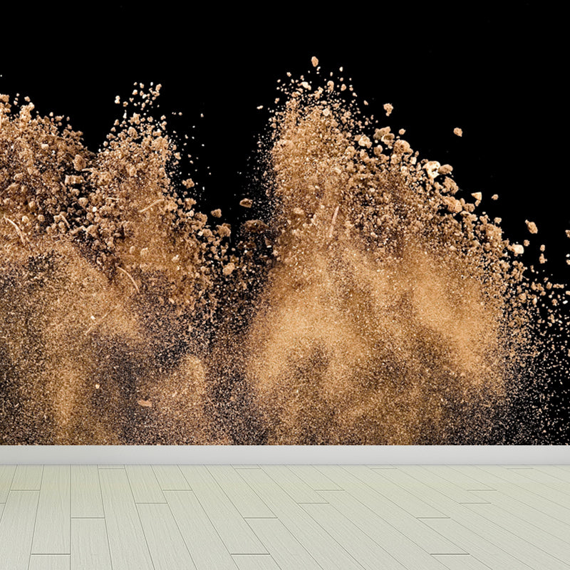 Colorful Powder Explosion Mural Wallpaper Stain Resistant Modern Living Room Wall Art