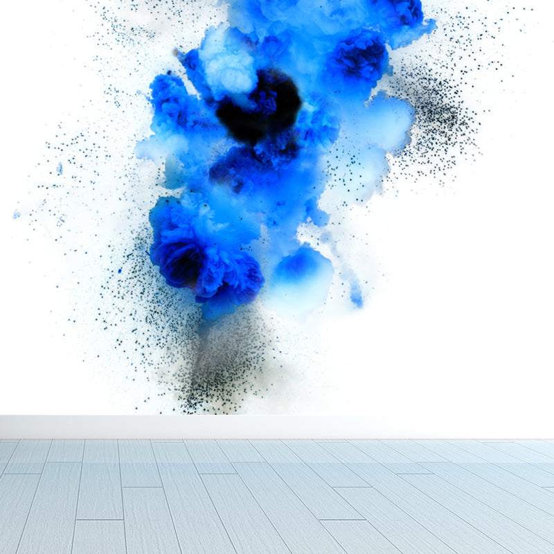 Whole Bursting Powder Wallpaper Mural Modern Beautiful Abstract Wall Decor in Multi-Color