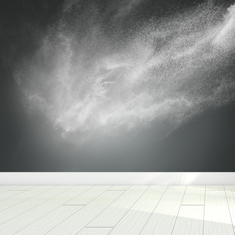 Slow Motion Explosion Scene Mural Modern Moisture Resistant Bedroom Wall Decor, Custom Made