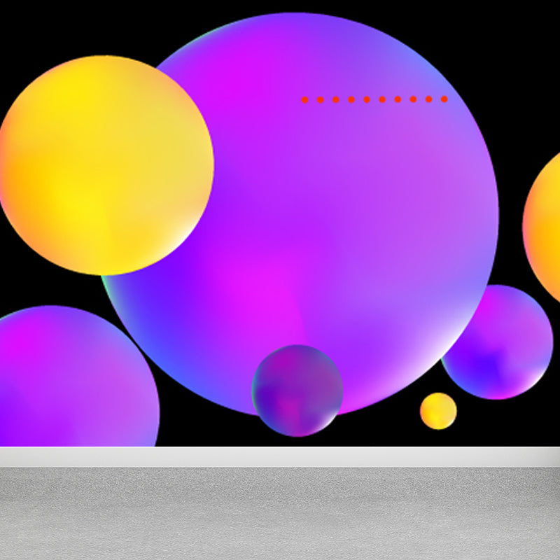 Science Fiction Cosmos Wallpaper Mural Non-Woven Waterproof Bright Wall Art for Room