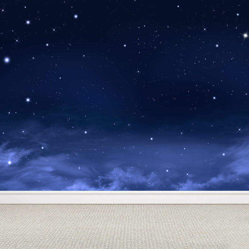 Science Fiction Cosmos Wallpaper Mural Non-Woven Waterproof Bright Wall Art for Room