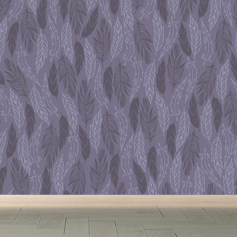 Mixed Pattern Wallpaper Mural Cartoon Non-Woven Fabric Wall Art for Boys Bedroom