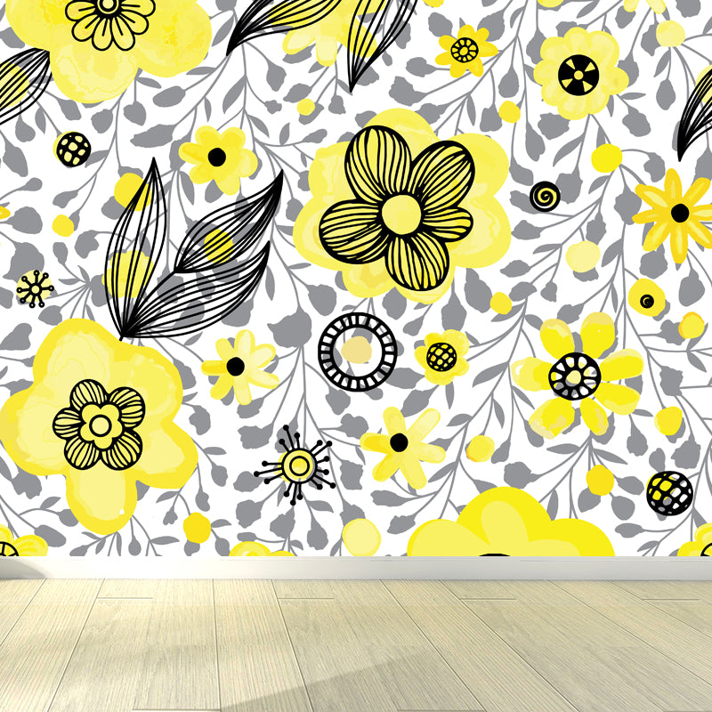 Soft Color Florentine Mural Wallpaper for Decoration Modern Living Room Wall Art