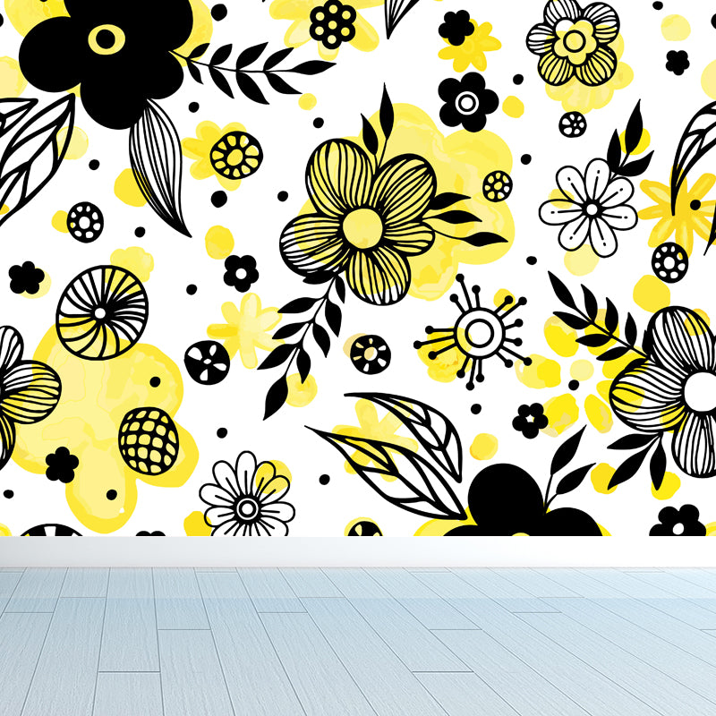 Soft Color Florentine Mural Wallpaper for Decoration Modern Living Room Wall Art