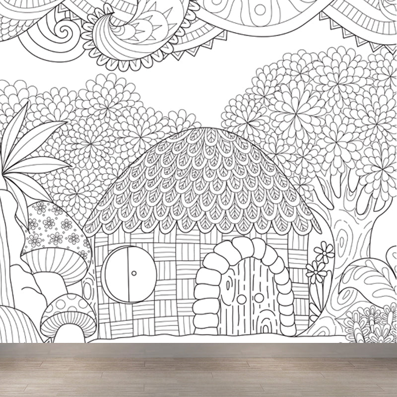 Papier peint Mural florentin de couleur douce pour la décoration, Art Mural de salon moderne
