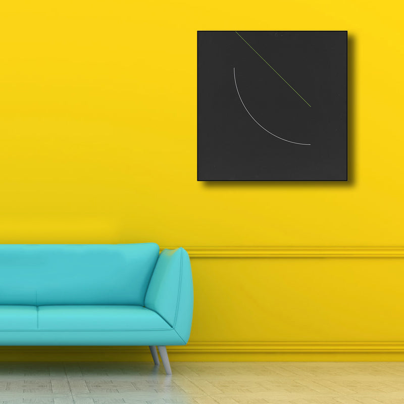 Abstract Pattern Canvas Nordic Style Textured Wall Decor in Soft Color for Kitchen