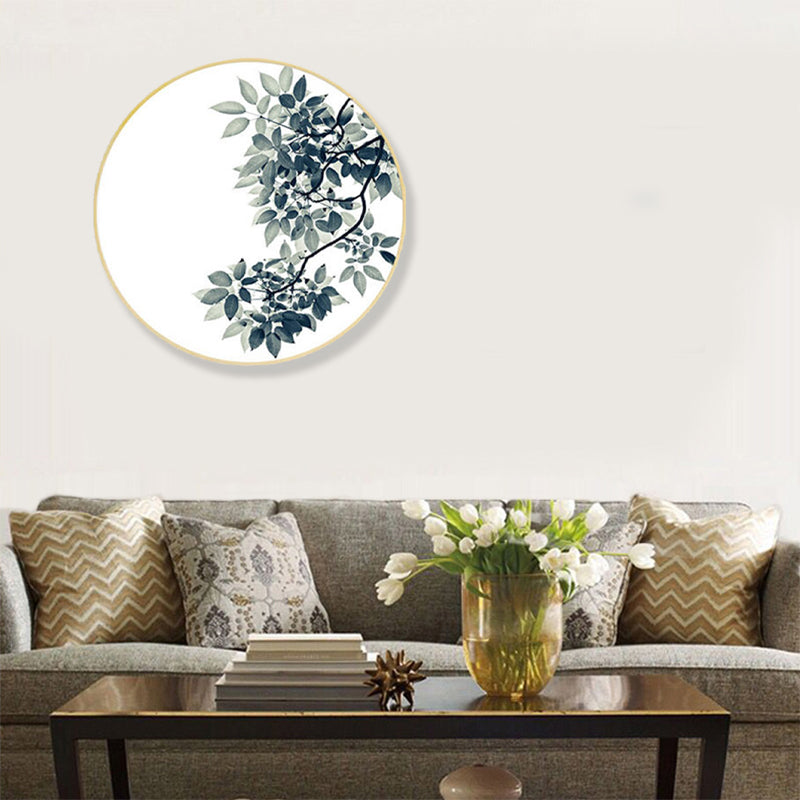 Illustration de feuilles, décoration murale, couleur Pastel, impression sur toile moderne pour l'intérieur de la maison