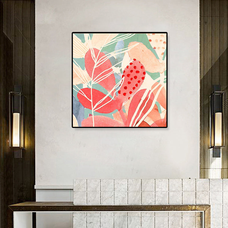 Toile imprimée d'art botanique moderne, peintures de couleur claire, décoration murale, plusieurs tailles
