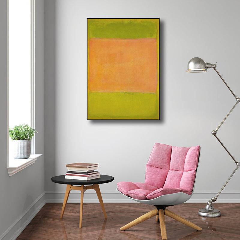 Abstract Print Wall Decor Pastel Color Scandinavian Style Canvas Art for Dining Room