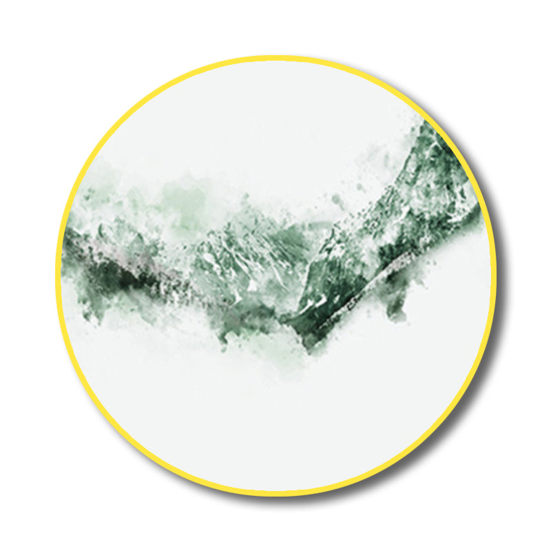 Soft Color Outdoor Scene Painting Natural Landscape Modern Textured Canvas for House Interior