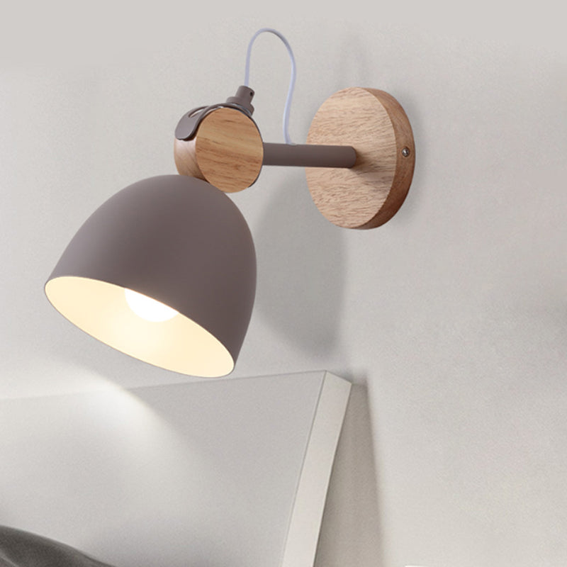 MOLTO MOLTO DOMA DOME SCONCE SOGGIORO ANGOLO REGOLABILE 1 Luce da parete in stile Nordico