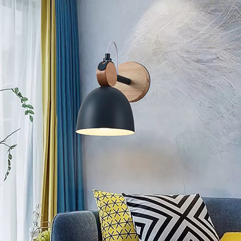 MOLTO MOLTO DOMA DOME SCONCE SOGGIORO ANGOLO REGOLABILE 1 Luce da parete in stile Nordico