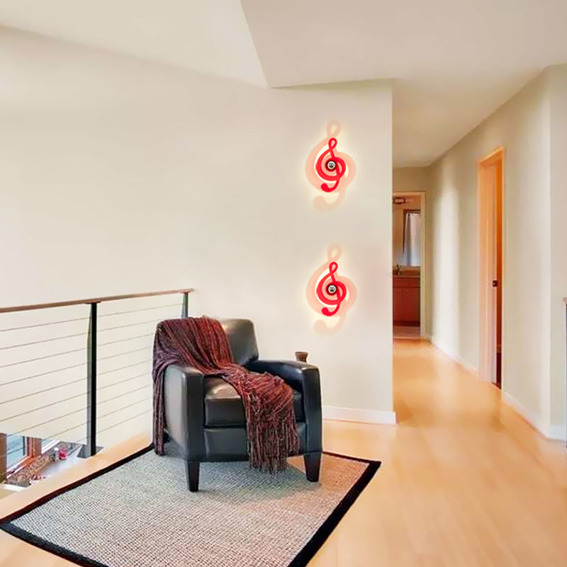 Forma da cartone animato in metallo Light One Light Modern Style Wall Sconce per Study Room