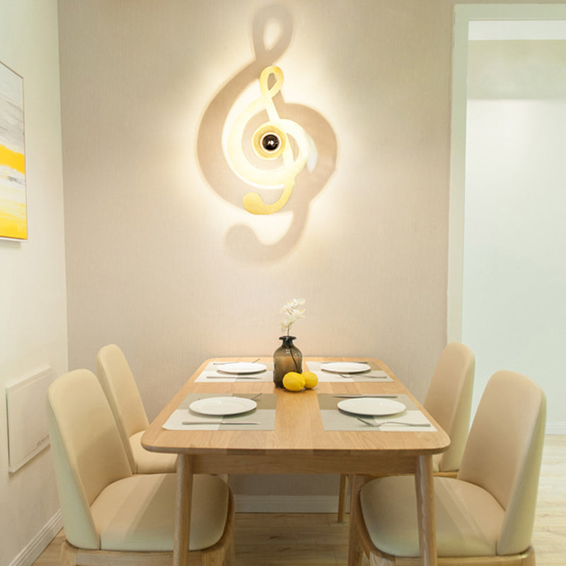 Forma da cartone animato in metallo Light One Light Modern Style Wall Sconce per Study Room