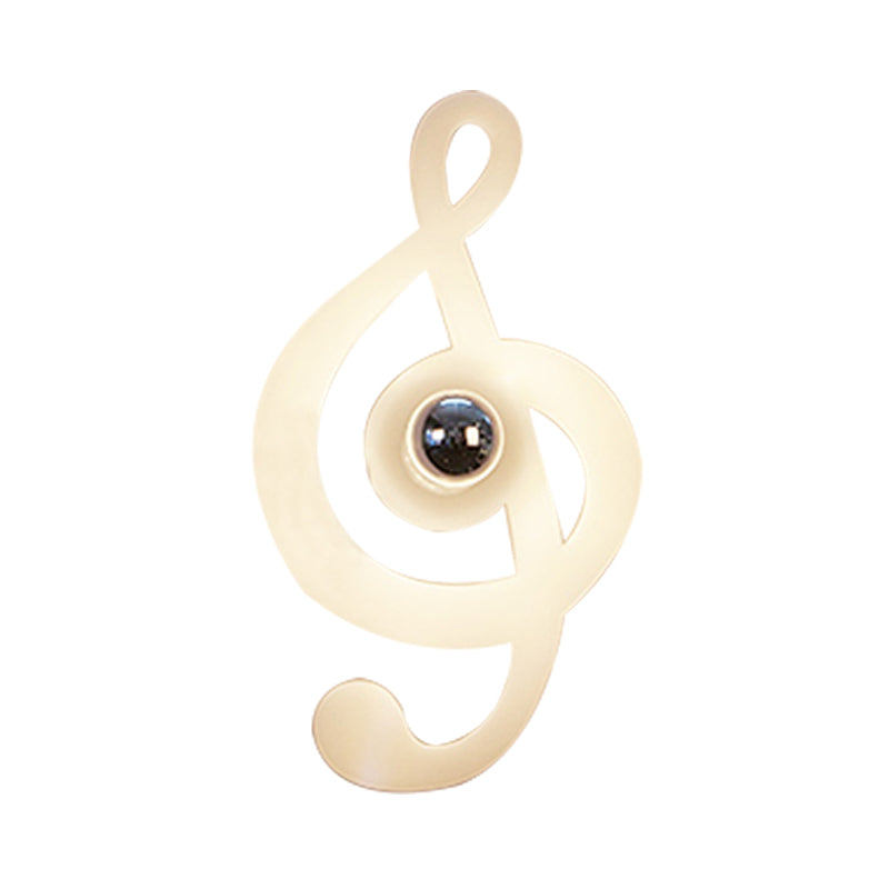 Forma da cartone animato in metallo Light One Light Modern Style Wall Sconce per Study Room