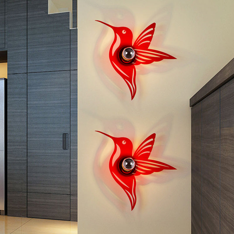 Forma da cartone animato in metallo Light One Light Modern Style Wall Sconce per Study Room