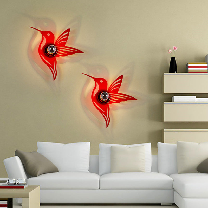 Forma da cartone animato in metallo Light One Light Modern Style Wall Sconce per Study Room