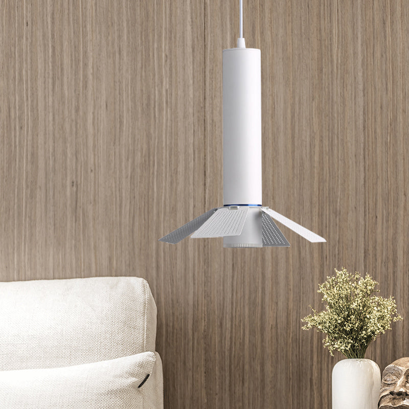 Mini Mini Hanging Lamp Tube Sombra 1 Luz Metálica Ligera de Luz para tela
