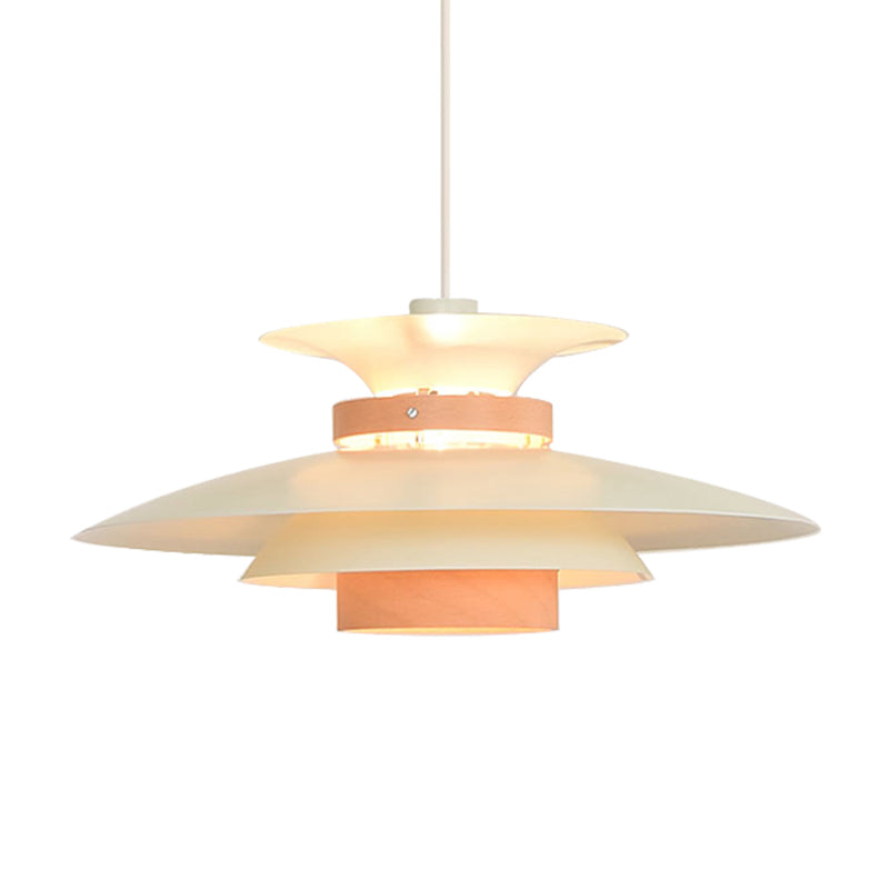 Shop Bookstore UFO Light Metal One Light Creative Creative Pendant Light with Regolable Cord