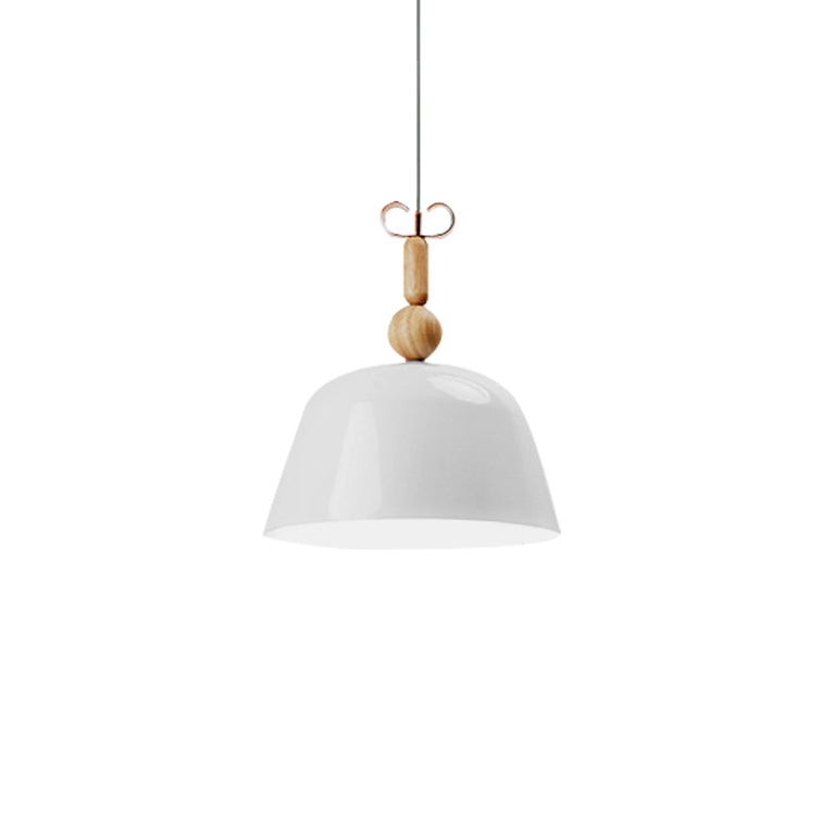 Lámpara colgante de campana de estilo nórdico de 12 "/16"