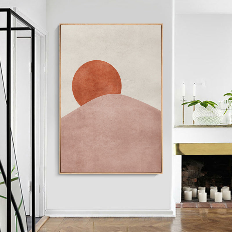 Natural Phenomena Wall Decor Universe Children's Art Textured Canvas Print for Room