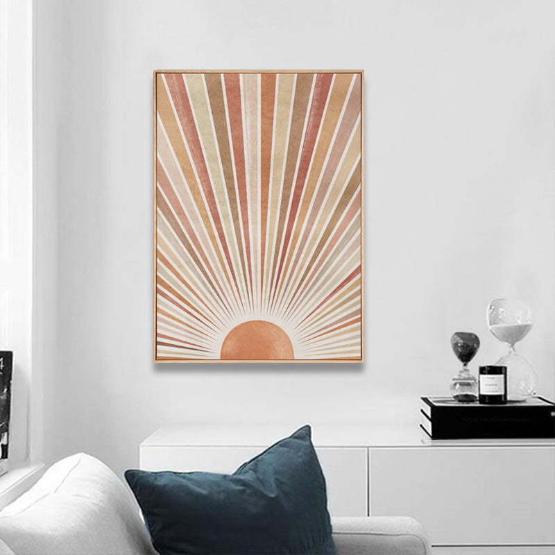 Natural Phenomena Wall Decor Universe Children's Art Textured Canvas Print for Room