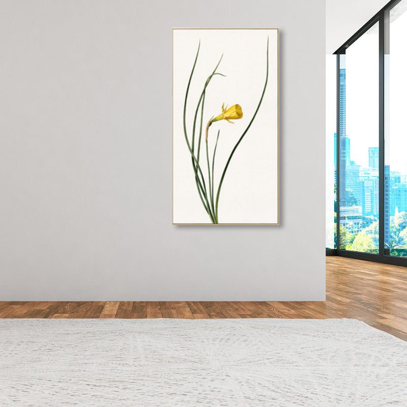 Rustic Flower Canvas Art Pastel Color House Interior Wall Decor, Multiple Size Options