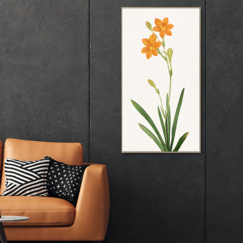 Rustikale Blumen-Leinwandkunst, pastellfarbene Haus-Innenwanddekoration, verschiedene Größenoptionen