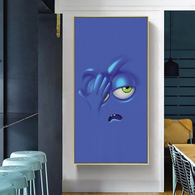 Vivid Expression Wrapped Canvas Pastel Color Kids Style Wall Art Print for Sitting Room
