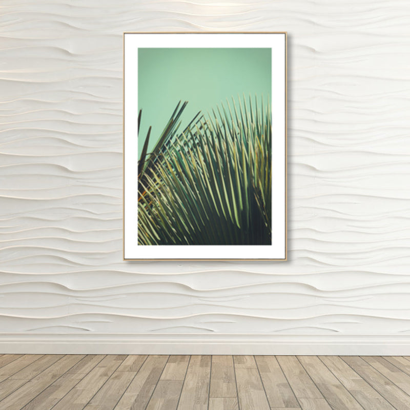 Photograph Plant Wall Art Light Color Country Style Canvas Print for Living Room