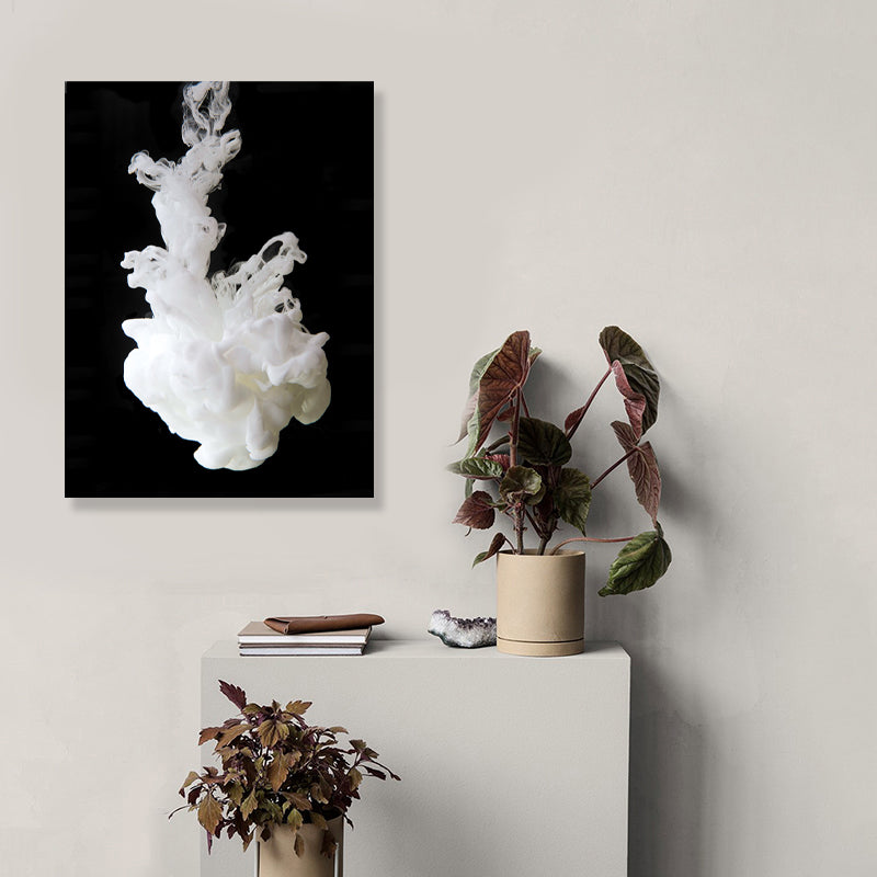 Pastelkleur eigentijds canvas print abstract patroon muur kunst decor voor salon