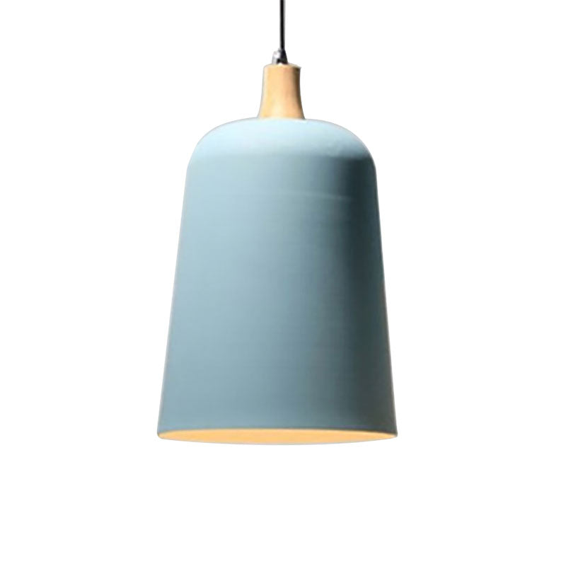 Seafoam E27 Lámpara colgante de metal de estilo moderno de luz colgante para restaurante